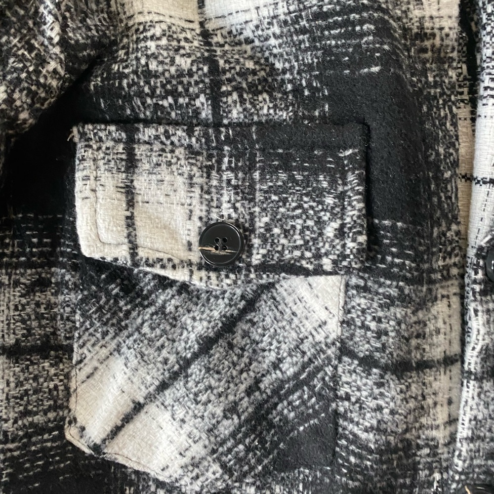 Beginning Boutique- streets check coat black - Picture 2 of 3